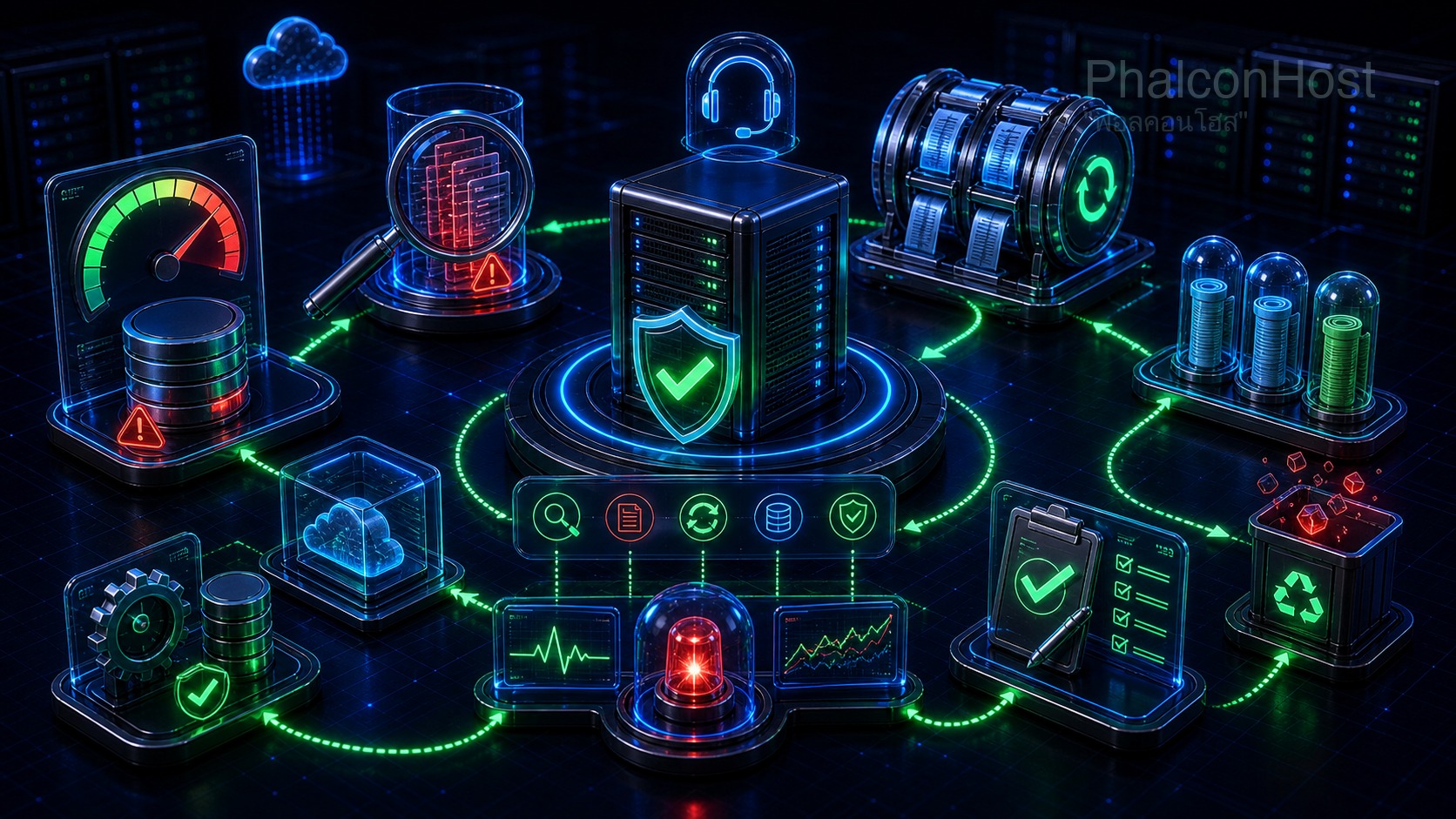 ภาพประกอบหัวข้อ แล้ว PhalconHost ช่วยเรื่องนี้ยังไง? เกี่ยวกับการใช้ SSH key แทนรหัสผ่านเพื่อลด brute force