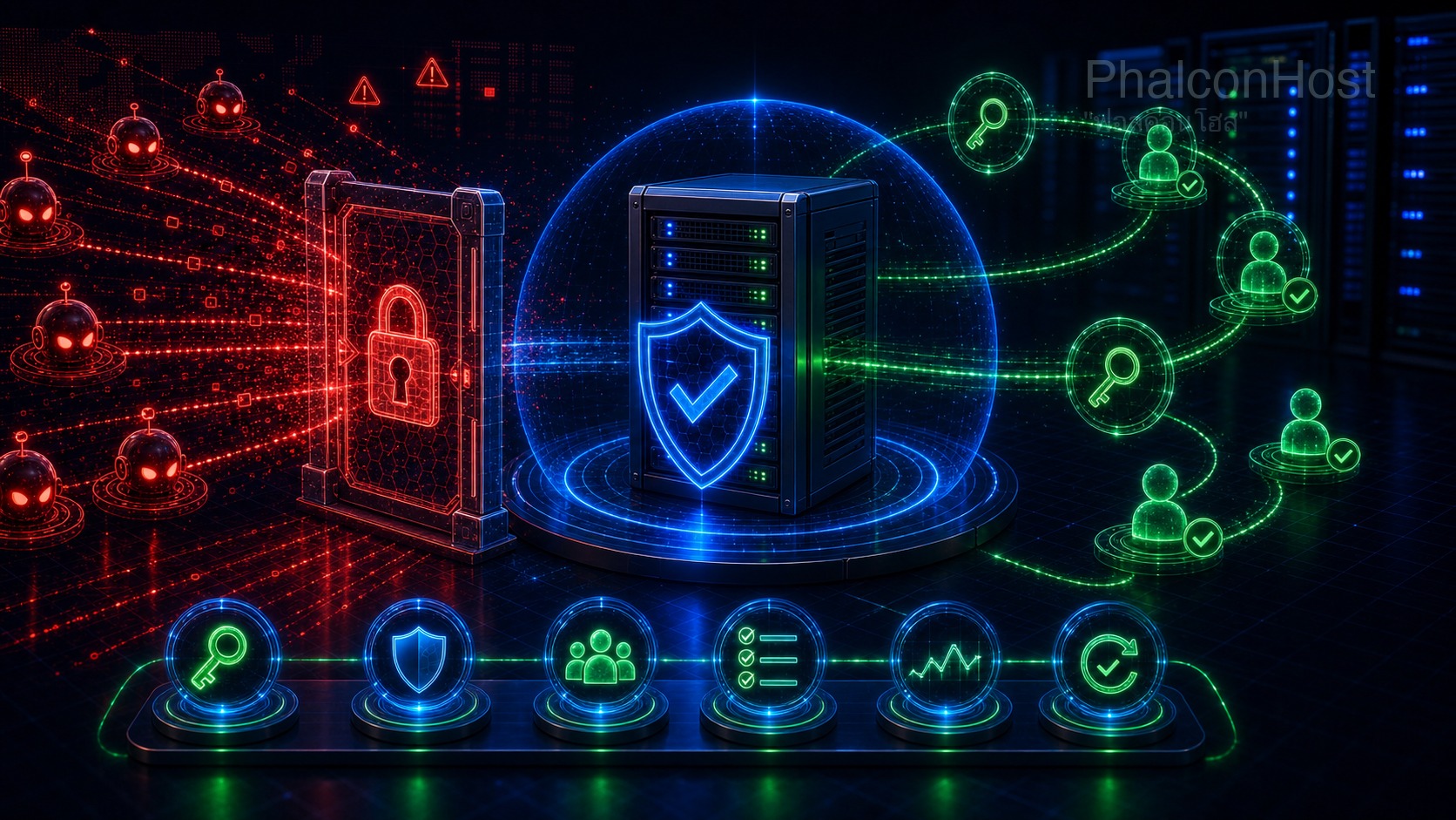 ภาพประกอบหัวข้อ ปิดท้าย เกี่ยวกับการใช้ SSH key แทนรหัสผ่านเพื่อลด brute force